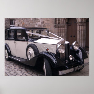 Póster Vista delantera de Rolls Royce 1936 20/25
