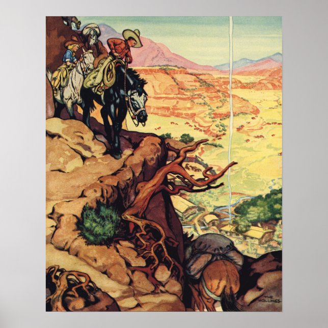 Póster Vista Desde El Acantilado (Frente)