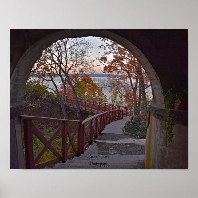 Póster Vista desde el interior de la Residencia Bannerman (Frente)