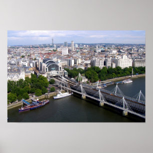 Póster Vista desde el London Eye