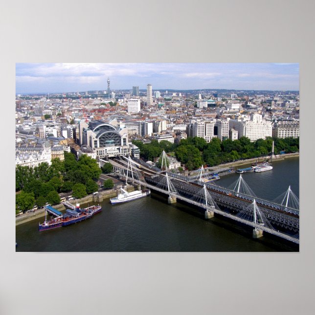 Póster Vista desde el London Eye (Frente)