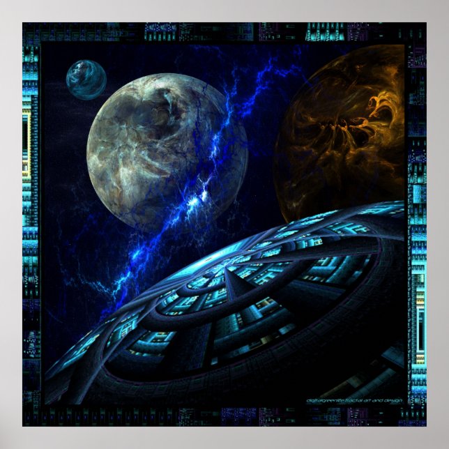 Póster vista desde el puente (Frente)