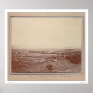Póster Vista desde el terreno de la universidad... (1338)