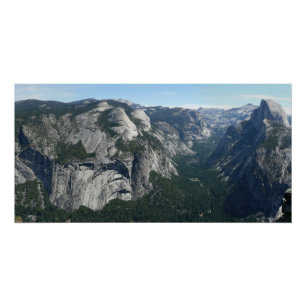 Póster Vista desde Glacier Point en el Parque Nacional Yo