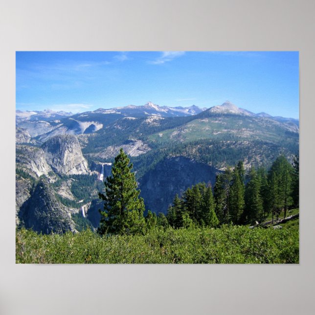 Póster Vista desde Glacier Point, Yosemite, CA (Frente)