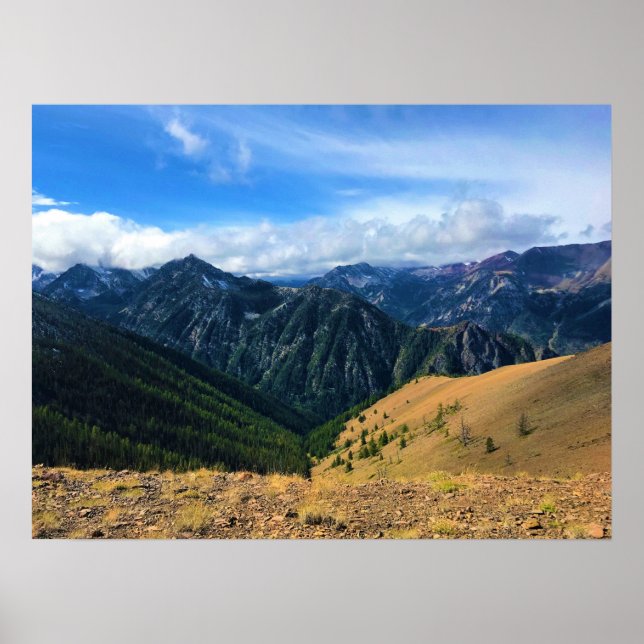 Póster Vista desde la Cumbre de Mount Howard, OR (Frente)