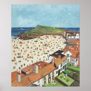 Póster Vista desde la galería Tate St. Ives