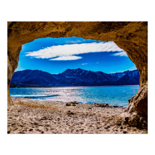 Póster Vista desde la gruesa de la cueva