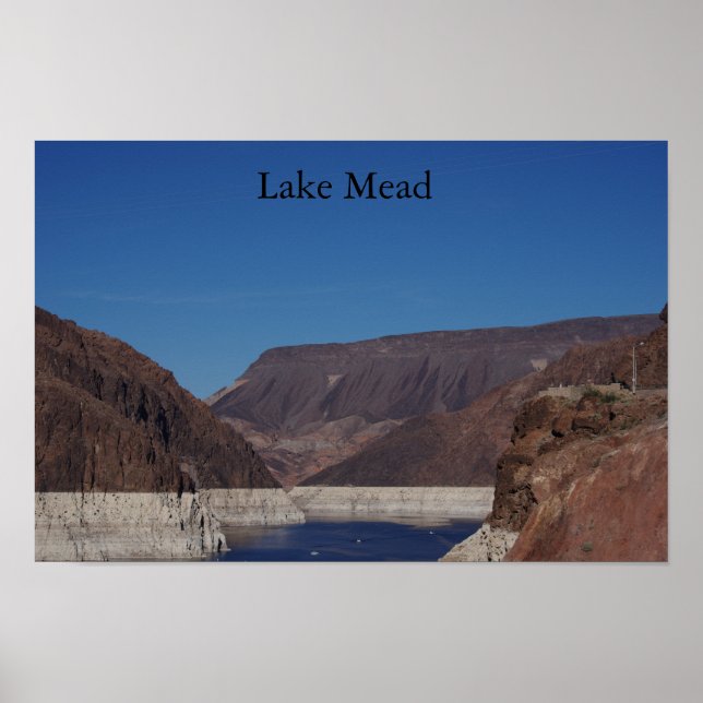 Póster Vista desde la represa Hoover 2016 (Frente)