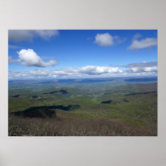 Póster Vista desde la roca de Mary