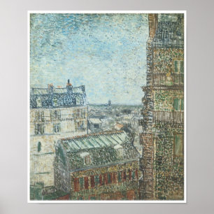 Póster Vista desde la ventana de Vincent Van Gogh