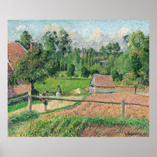 Póster Vista desde la ventana del artista Camille Pissarr