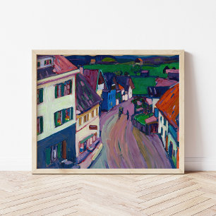 Póster Vista desde la ventana del Griesbräu Kandinsky