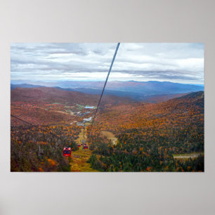 Póster Vista desde Mount Mansfield, Vermont, en otoño