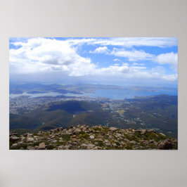 Póster Vista desde Mount Wellington, Tasmania, Imprimir
