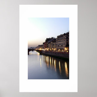 Póster Vista desde Ponte Vecchio