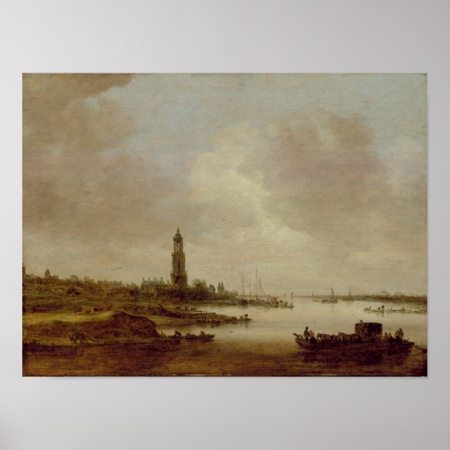 Póster Vista desde Rhenen (Frente)