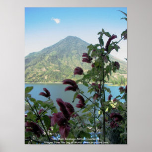 Póster Vista desde Santiago Atitlan, Guatemala