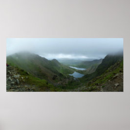 Póster Vista desde Snowdon - Panorama