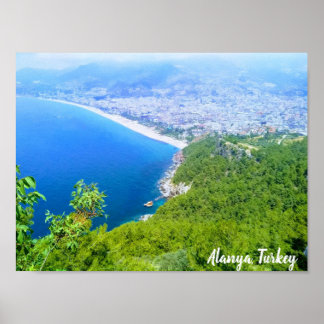 Póster Vista en Alanya, Turquía