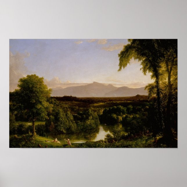 Póster Vista en Catskill—Otoño Temprano (Frente)