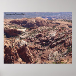 Póster Vista en el Parque Nacional Canyonlands