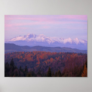 Póster Vista en Tatras de Beskid Sądecki