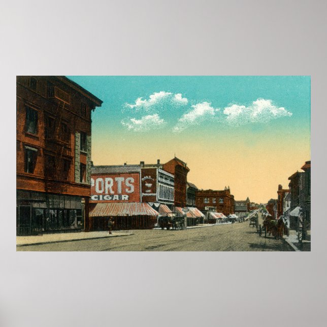 Póster Vista este de la Gran Avenida (Frente)