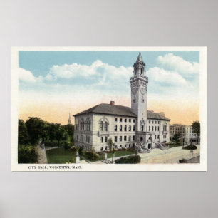 Póster Vista exterior ayuntamiento