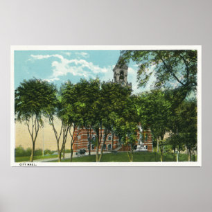 Póster Vista exterior ayuntamiento 2