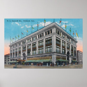 Póster Vista exterior de H. C. Capwell Co. Bldg