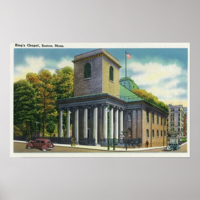 Póster Vista exterior de la capilla del Rey nº 2 (Frente)