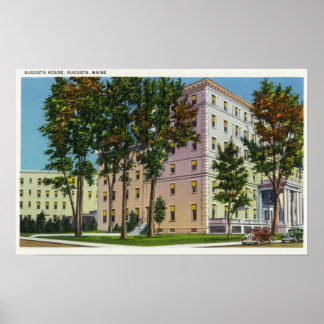 Póster Vista exterior de la Casa Augusta