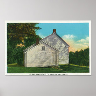 Póster Vista exterior de la casa de Freeman