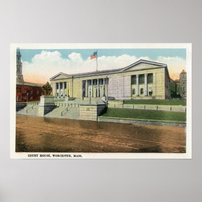 Póster Vista exterior de la Corte (Frente)