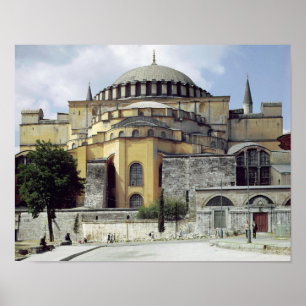 Póster Vista exterior de la cúpula, 532-37