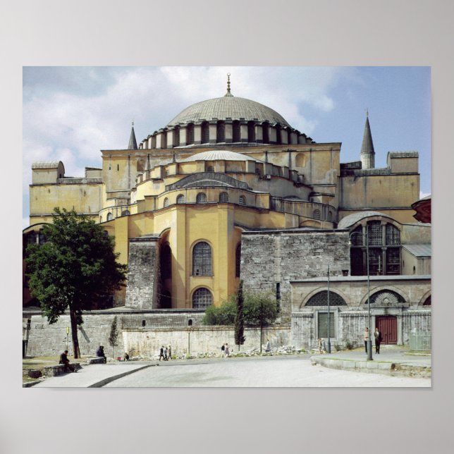 Póster Vista exterior de la cúpula, 532-37 (Frente)