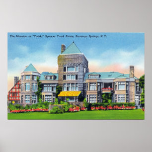 Póster Vista exterior de la mansión de S. Track Estate en
