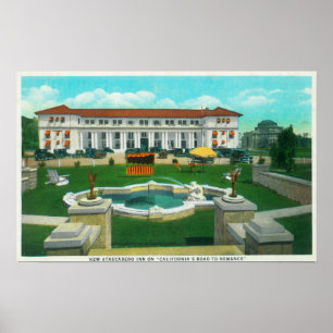 Póster Vista exterior de la nueva casa de planta baja del