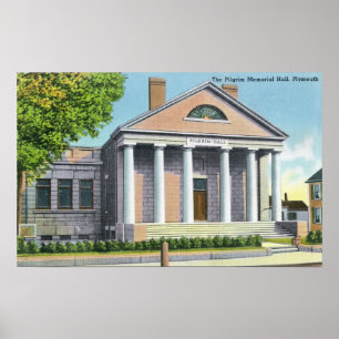 Póster Vista exterior de la Sala Conmemorativa del Peregr