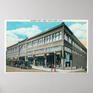 Póster Vista exterior de los grandes almacenes Holman