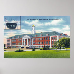 Póster Vista exterior de San Bernardino de Siena