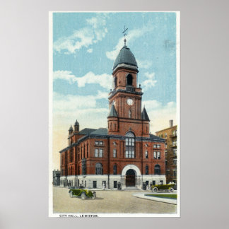 Póster Vista exterior del Ayuntamiento
