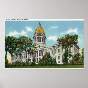 Póster Vista exterior del Capitolio Estatal # 2