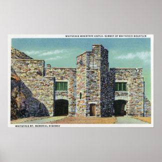Póster Vista exterior del Castillo de Whiteface Mt