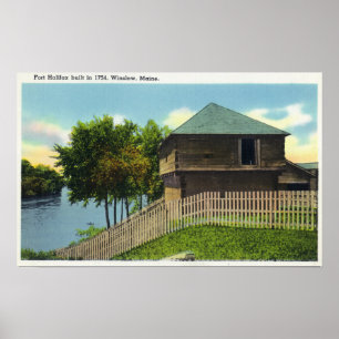 Póster Vista exterior del fuerte Halifax