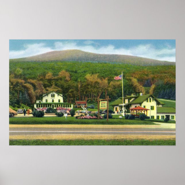 Póster Vista exterior del Glen House (Frente)