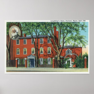 Póster Vista exterior del hogar 2 de Longfellow