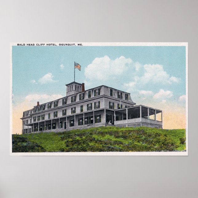 Póster Vista exterior del Hotel Bald Head Cliff (Frente)