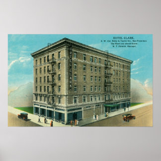 Póster Vista exterior del Hotel Clark